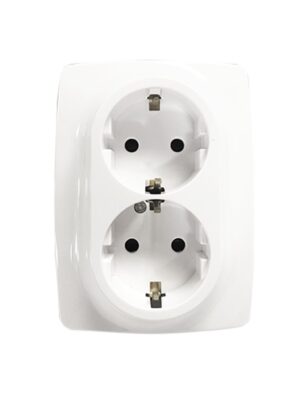 PRIME ΠΡΙΖΑ ΣΟΥΚΟ ΑΣΦΑΛΕΙΑΣ ΛΕΥΚΗ 2P+E 16A 250VAC IP20