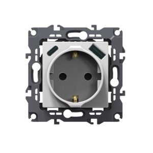 PRIME ΠΡΙΖΑ ΣΟΥΚΟ ΑΣΦΑΛΕΙΑΣ  ΛΕΥΚΗ 1X2P+E 16A 250VAC & 2xUSB 5VDC 3A IP20