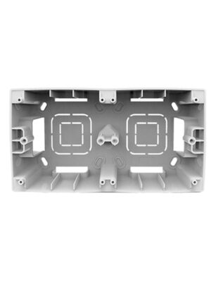 PRIME KOYTI ΕΠΙΤΟΙΧΟ 2 ΘΕΣΕΩΝ ΛΕΥΚΟ IP20