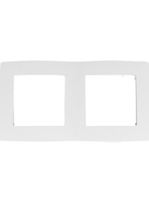 PRIME ΠΛΑΙΣΙΟ 2 ΘΕΣΕΩΝ ΛΕΥΚΟ IP20