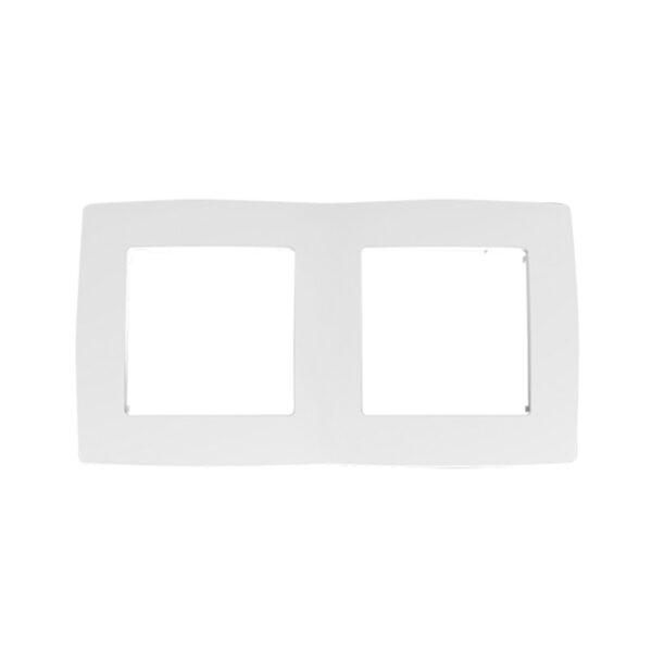 PRIME ΠΛΑΙΣΙΟ 2 ΘΕΣΕΩΝ ΛΕΥΚΟ IP20