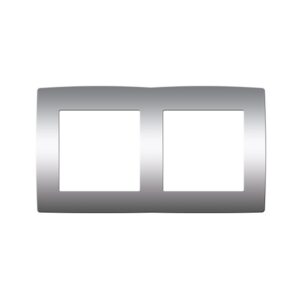 PRIME ΠΛΑΙΣΙΟ 2 ΘΕΣΕΩΝ MAT ΑΛΟΥΜΙΝΙΟ IP20