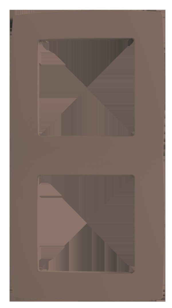 PRIME ΠΛΑΙΣΙΟ 2 ΘΕΣΕΩΝ ΕΚΡΟΥ IP20