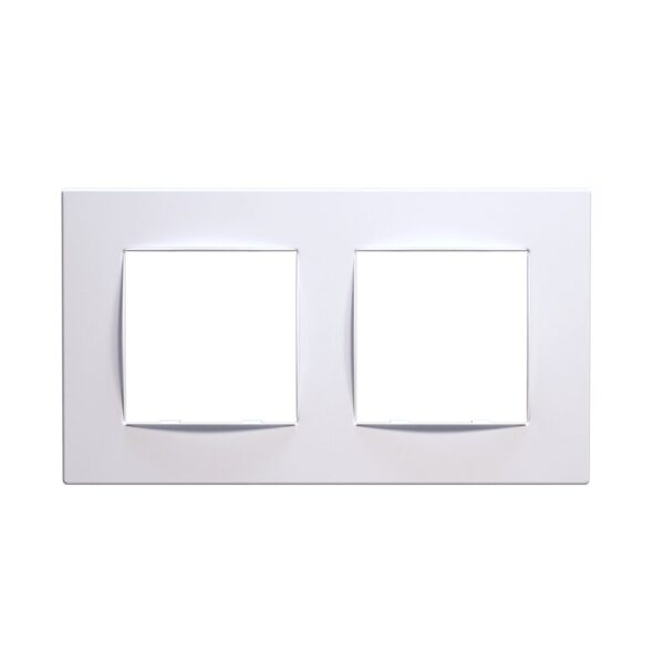 PRIME CLASSIC ΠΛΑΙΣΙΟ 2 ΘΕΣΕΩΝ ΛΕΥΚΟ IP20