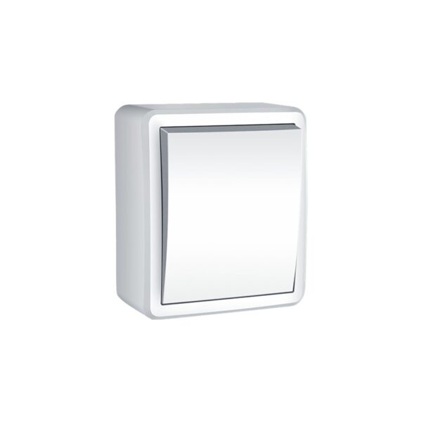 MURATA ΔΙΑΚΟΠΤΗΣ ΑΛΕΡΕΤΟΥΡ ΕΠΙΤΟΙΧΟΣ ΜΕ ΒΙΔΑ 1P 10AX 250VAC ΛΕΥΚΟΣ IP20