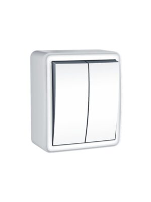 MURATA ΔΙΑΚΟΠΤΗΣ ΚΟΜΜΥΤΑΤΕΡ ΕΠΙΤΟΙΧΟΣ ΜΕ ΒΙΔΑ 2P 10AX 250VAC ΛΕΥΚΟΣ IP20