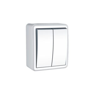 MURATA ΔΙΑΚΟΠΤΗΣ ΚΟΜΜΥΤΑΤΕΡ ΑΛΕΡΕΤΟΥΡ ΕΠΙΤΟΙΧΟΣ ΜΕ ΒΙΔΑ 2P 10AX 250VAC ΛΕΥΚΟΣ IP20