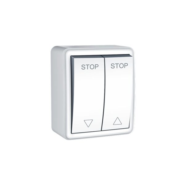 MURATA ΔΙΑΚΟΠΤΗΣ ΡΟΛΩΝ ΕΠΙΤΟΙΧΟΣ ΜΕ ΒΙΔΑ 2P 10AX 250VAC ΛΕΥΚΟΣ IP20 ΛΕΥΚΟΣ