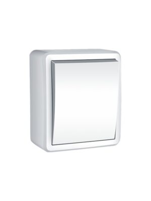 MURATA ΜΠΟΥΤΟΝ ΑΠΛΟ ΕΠΙΤΟΙΧΟ ΜΕ ΒΙΔΑ 1P 10A 250VAC ΛΕΥΚΟ IP20