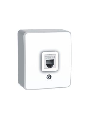 MURATA ΠΡΙΖΑ TΗΛΕΦΩΝΟΥ ΕΠΙΤΟΙΧΗ 1XRJ11 CAT3 ΛΕΥΚΗ IP20