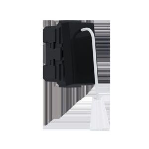 MODYS ΜΠΟΥΤΟΝ ΤΡΑΒΗΧΤΟ ΜΑΥΡΟ ΜΑΤ 1P 10A 250VAC IP20