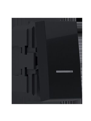 MODYS ΔΙΑΚΟΠΤΗΣ ΑΛΕΡΕΤΟΥΡ ΕΛΕΓΧΟΥ ΜΑΥΡΟΣ ΜΑΤ 1P 10AX 250VAC IP20