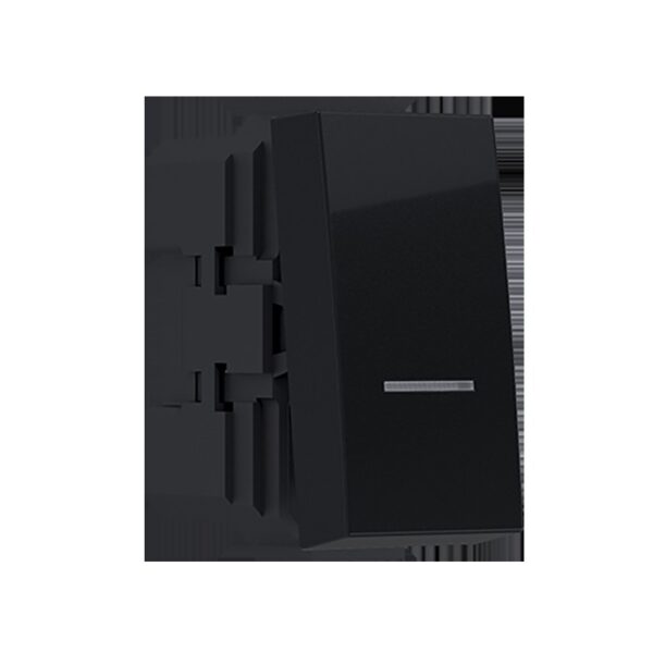 MODYS ΔΙΑΚΟΠΤΗΣ ΑΛΕΡΕΤΟΥΡ ΕΛΕΓΧΟΥ ΜΑΥΡΟΣ ΜΑΤ 1P 10AX 250VAC IP20