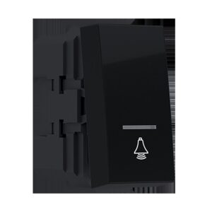 MODYS ΜΠΟΥΤΟΝ ΜΕ ΕΝΔΕΙΞΗ & ΣΥΜΒΟΛΟ ΚΟΥΔΟΥΝΙ ΜΑΥΡΟ ΜΑΤ 1P 10A 250VAC IP20