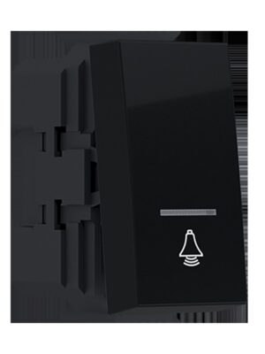 MODYS ΜΠΟΥΤΟΝ ΜΕ ΕΝΔΕΙΞΗ & ΣΥΜΒΟΛΟ ΚΟΥΔΟΥΝΙ ΜΑΥΡΟ ΜΑΤ 1P 10A 250VAC IP20