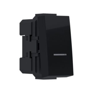 MODYS ΜΠΟΥΤΟΝ ΑΠΛΟ ΜΑΥΡΟ ΜΑΤ 1P 10A 250VAC IP20