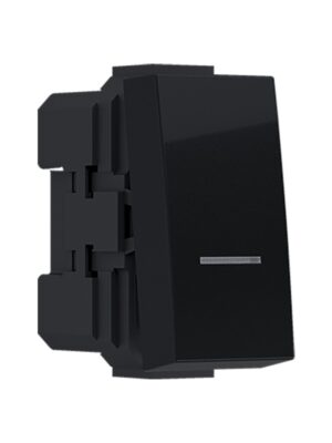MODYS ΜΠΟΥΤΟΝ ΑΠΛΟ ΜΑΥΡΟ ΜΑΤ 1P 10A 250VAC IP20