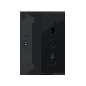 MODYS ΔΙΠΟΛΙΚΗ ΠΡΙΖΑ ΑΣΦΑΛΕΙΑΣ ΜΑΥΡΗ ΜΑΤ 2P 10A 250VAC IP20