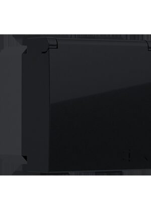 MODYS ΠΡΙΖΑ ΣΟΥΚΟ ΚΑΠΑΚΙ ΜΑΥΡΗ ΜΑΤ 2P+E 16A 250VAC IP20