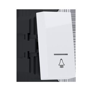 MODYS ΜΠΟΥΤΟΝ ΜΕ ΕΝΔΕΙΞΗ & ΣΥΜΒΟΛΟ ΚΟΥΔΟΥΝΙ ΛΕΥΚΟ 1P 10A 250VAC IP20