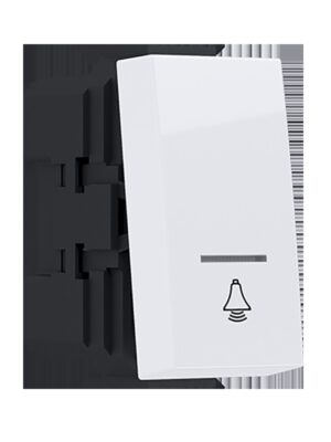 MODYS ΜΠΟΥΤΟΝ ΜΕ ΕΝΔΕΙΞΗ & ΣΥΜΒΟΛΟ ΚΟΥΔΟΥΝΙ ΛΕΥΚΟ 1P 10A 250VAC IP20