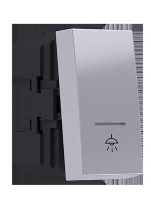 MODYS ΜΠΟΥΤΟΝ ΜΕ ΕΝΔΕΙΞΗ & ΣΥΜΒΟΛΟ ΛΥΧΝΙΑ ΑΣΗΜΙ 1P 10A 250VAC IP20