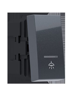 MODYS ΜΠΟΥΤΟΝ ΜΕ ΕΝΔΕΙΞΗ & ΣΥΜΒΟΛΟ ΛΥΧΝΙΑ ΑΝΘΡΑΚΙ 1P 10A 250VAC IP20