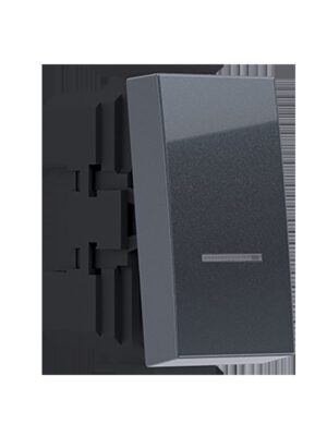 MODYS ΜΠΟΥΤΟΝ ΑΠΛΟ ΑΝΘΡΑΚΙ 1P 10A 250VAC IP20
