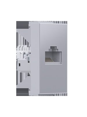 MODYS ΠΡΙΖΑ ΔΙΚΤΥΟΥ ΑΣΗΜΙ RJ45 CAT.5E IP20 ΧΩΡΙΣ ΘΩΡΑΚΙΣΗ