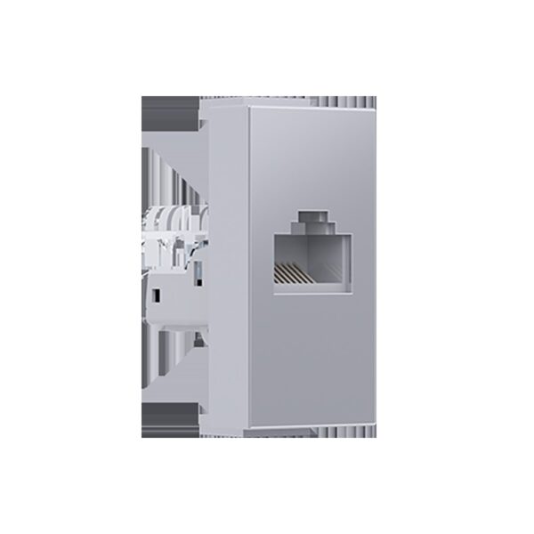 MODYS ΠΡΙΖΑ ΔΙΚΤΥΟΥ ΑΣΗΜΙ RJ45 CAT.5E IP20 ΧΩΡΙΣ ΘΩΡΑΚΙΣΗ