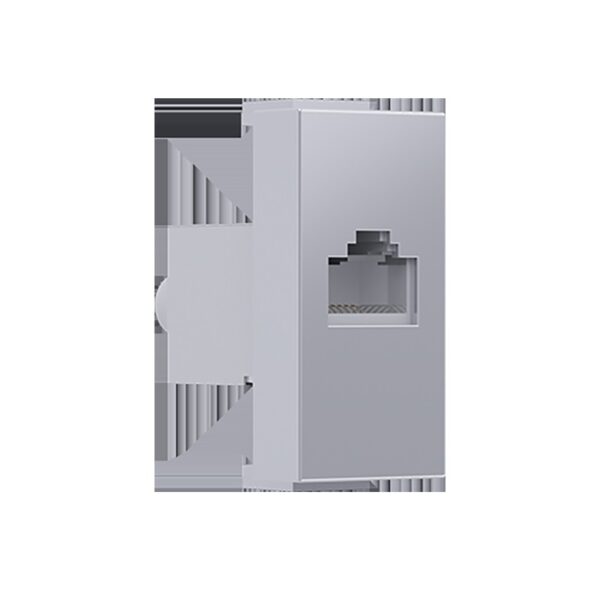 MODYS ΠΡΙΖΑ ΔΙΚΤΥΟΥ ΑΣΗΜΙ RJ45 CAT.6 IP20 ΜΕ ΘΩΡΑΚΙΣΗ