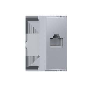 MODYS ΠΡΙΖΑ ΔΙΚΤΥΟΥ ΑΣΗΜΙ RJ45 CAT.6A IP20 ΜΕ ΘΩΡΑΚΙΣΗ