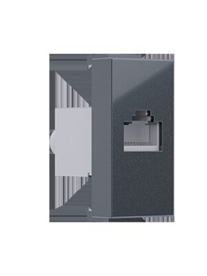 MODYS ΠΡΙΖΑ ΔΙΚΤΥΟΥ ΑΝΘΡΑΚΙ RJ45 CAT.6A IP20 ΜΕ ΘΩΡΑΚΙΣΗ