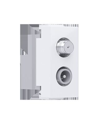 MODYS ΠΡΙΖΑ ΤΗΛΕΟΡΑΣΗΣ SAT ΤV-R ΤΕΡΜΑΤΙΚΗ ΛΕΥΚΗ IP20