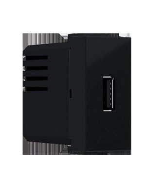 MODYS ΠΡΙΖΑ ΤΡΟΦΟΔΟΣΙΑΣ USB  1XUSB ΜΑΥΡΗ ΜΑΤ 5VDC 1.2A IP20