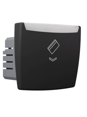 MODYS ΜΗΧΑΝΙΚΟΣ ΚΑΡΤΟΔΙΑΚΟΠΤΗΣ  220V 10Α ΜΑΥΡΟ ΜΑΤ IP20