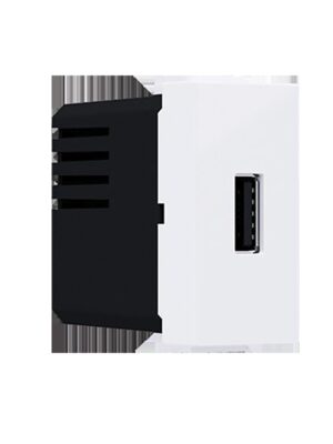 MODYS ΠΡΙΖΑ ΤΡΟΦΟΔΟΣΙΑΣ ΛΕΥΚΗ USB ΦΟΡΤΙΣΤΗΣ 1XUSB 5VDC 1.2A IP20