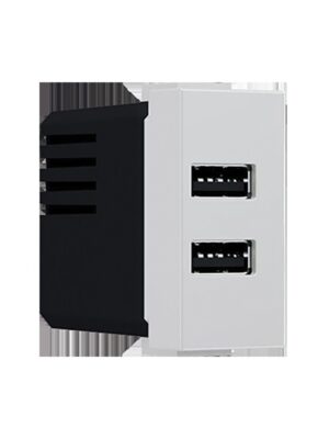 MODYS ΠΡΙΖΑ ΤΡΟΦΟΔΟΣΙΑΣ ΙΒΟΥΑΡ USB ΦΟΡΤΙΣΤΗΣ 2XUSB 5VDC 2X1.2A IP20