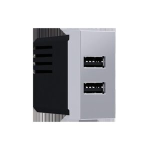 MODYS ΠΡΙΖΑ ΤΡΟΦΟΔΟΣΙΑΣ ΑΣΗΜΙ USB ΦΟΡΤΙΣΤΗΣ 2XUSB 5VDC 2X1.2A IP20