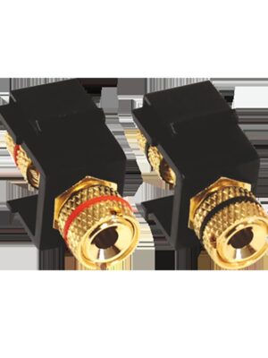 MODYS ΑΝΤΑΠΤΟΡΑΣ 2 ΗΧΕΙΩΝ LS 4MM ΜΑΥΡΟΣ