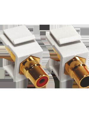 MODYS ΑΝΤΑΠΤΟΡΑΣ 2 ΗΧΕΙΩΝ RCA KS ΛΕΥΚΟΣ