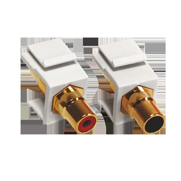 MODYS ΑΝΤΑΠΤΟΡΑΣ 2 ΗΧΕΙΩΝ RCA KS ΛΕΥΚΟΣ