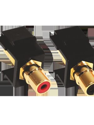 MODYS ΑΝΤΑΠΤΟΡΑΣ 2 ΗΧΕΙΩΝ RCA KS ΜΑΥΡΟΣ