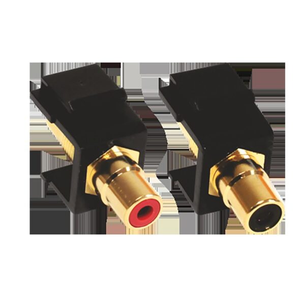 MODYS ΑΝΤΑΠΤΟΡΑΣ 2 ΗΧΕΙΩΝ RCA KS ΜΑΥΡΟΣ