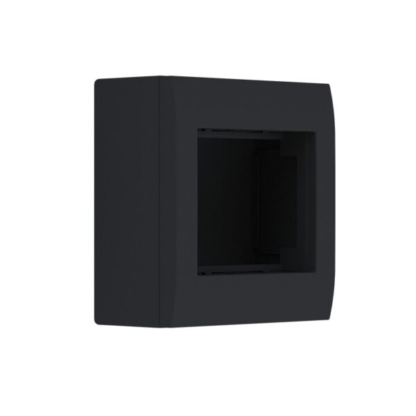 ΚΟΥΤΙ ΕΠΙΤΟΙΧΟ 2 ΣΤΟΙΧΕΙΩΝ ΜΑΥΡΟ ΜΑΤ IP20