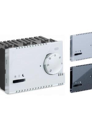 MODYS ΗΛΕΚΤΡΟΛΟΓΙΚΟΣ ΘΕΡΜΟΣΤΟΙΧΕΙΩΝ ΔΑΠΕΔΟΥ/ΧΩΡΟΥ ΛΕΥΚΟΣ-ΑΣΗΜΙ-ΑΝΘΡΑΚΙ 3 ΣΤΟΙΧΕΙΩΝ 1P 8(2)A 230VAC IP30