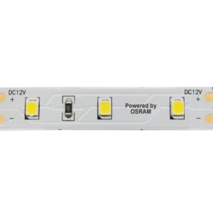 LED SMD STRIP 12V DC 12W/M 4000K 1400LM/M IP20 10MM Ra80 OSRAM 2835 60LEDS/M 3SDCM 5M REEL 5YRS