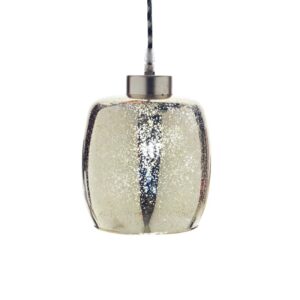 NETTO ΦΩΤΙΣΤΙΚΟ ΚΡΕΜΑΣΤΟ ΧΡΩΜΙΟ ΓΥΑΛΙΝΟ ΣΥΜΒΑΤΙΚΟ 1ΧΕ27 IP20 Φ170Χ180mm