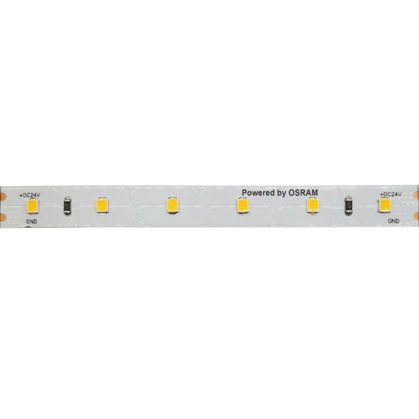 LED SMD STRIP 24V DC 12W/M 3000K 1250LM/M IP20 10MM Ra80 OSRAM 2835 60LEDS/M 3SDCM 5M REEL 5YRS