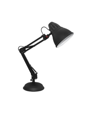 Φ/Σ ΓΡΑΦΕΙΟΥ 1ΧΕ27 ΜΑΥΡΟ ΜΕΤΑΛΛΙΚΟ Φ16ΧΦ15ΧΗ50CM UFFICIO